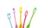 Set of colorful toothbrush