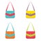 Set of Colorful Women Bag