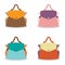 Set of Colorful Women Bag