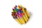 Set of coloring crayons