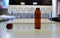 Set of colourful glassy laboratory vials for chemicals