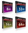 Set of CompactFlash memory cards