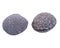 Set of concretion stones from southwest Kansas, USA. Kansas Pop Rocks isolated on white. Contains a male crystallized