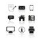 Set of contact message icons