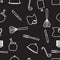 Set of Cookware items doodle icons