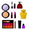 Set of cosmetic accessories