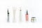 Set of cosmetic products isolated