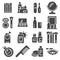 Set of Cosmetics Related Vector Icons