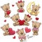 Set of Cute Cartoon Teddy Bear