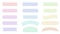 set of cute pastel banner decoration making tape, ribbon for the planner, journal, notepad, memo, sticky note, reminder. cute and