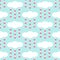 Set of cute retro primitive seamless patterns with clouds and hearts