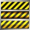 Set of Danger and Police Warning Lines