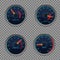 Set dashboard speedometers