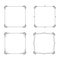 Set of decorative frames for photos, illustrations, text, and creative design