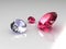 Set of diamond and ruby gems