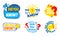 Set of Did You Know Badges Set with Megaphone, Light Bulb, Question Marks Icons, Social Media Marketing Tags, Stickers for Account