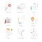 Set different business concepts collection line style isolated