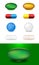 Set of different capsules and medicines