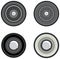 Set of different classic car wheels