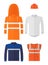 Set of different kinds protective work wear