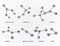 Set from different models of molecules