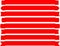 A set of different ribbon banners