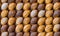 set of different types of bread seen from above, on a wood table