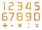 Set of digits and operations of arithmetic