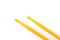 Set of drum sticks professional yellow nylon for playing percussion instruments