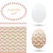 Set of easter ornaments and decorative elements, seamless pattern, brush, eggs, frames for announcements, greeting cards, posters,