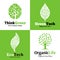 Set of ecological logo, icons and design element