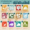 Set of elements infrastructure city, vector infographics