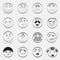 Set of Emoticons