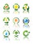 Set of environmental recycling icons