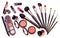Set of essential professional make-up tools