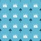 Set Exclamation mark in triangle and Drop in crude oil price on seamless pattern. Vector