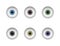 A set of eyeballs. Human eye.