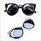 Set of eyeglasses and sunglasses. Fashion vintage elements hand-drawn collection