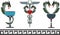 Set of fantasy medical and pharmacy symbols