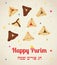 Set of few different tasty Hamantaschen