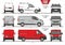 Set of Fiat Vans and Minivans 2015-present