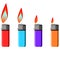 This is a set of fire lighter vectors
