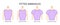 Set of Fitted armhole short length standard, sleeveless, curved raglan sleeves clothes technical fashion illustration