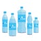 SEt of five bottles of pure water