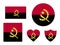 Set of Flags of Angola