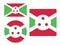 Set of Flags of Burundi
