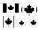 Set of Flags of Canada