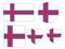 Set of Flags of Faroe Islands