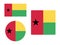 Set of Flags of Guinea-Bissau