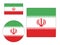Set of Flags of Iran
